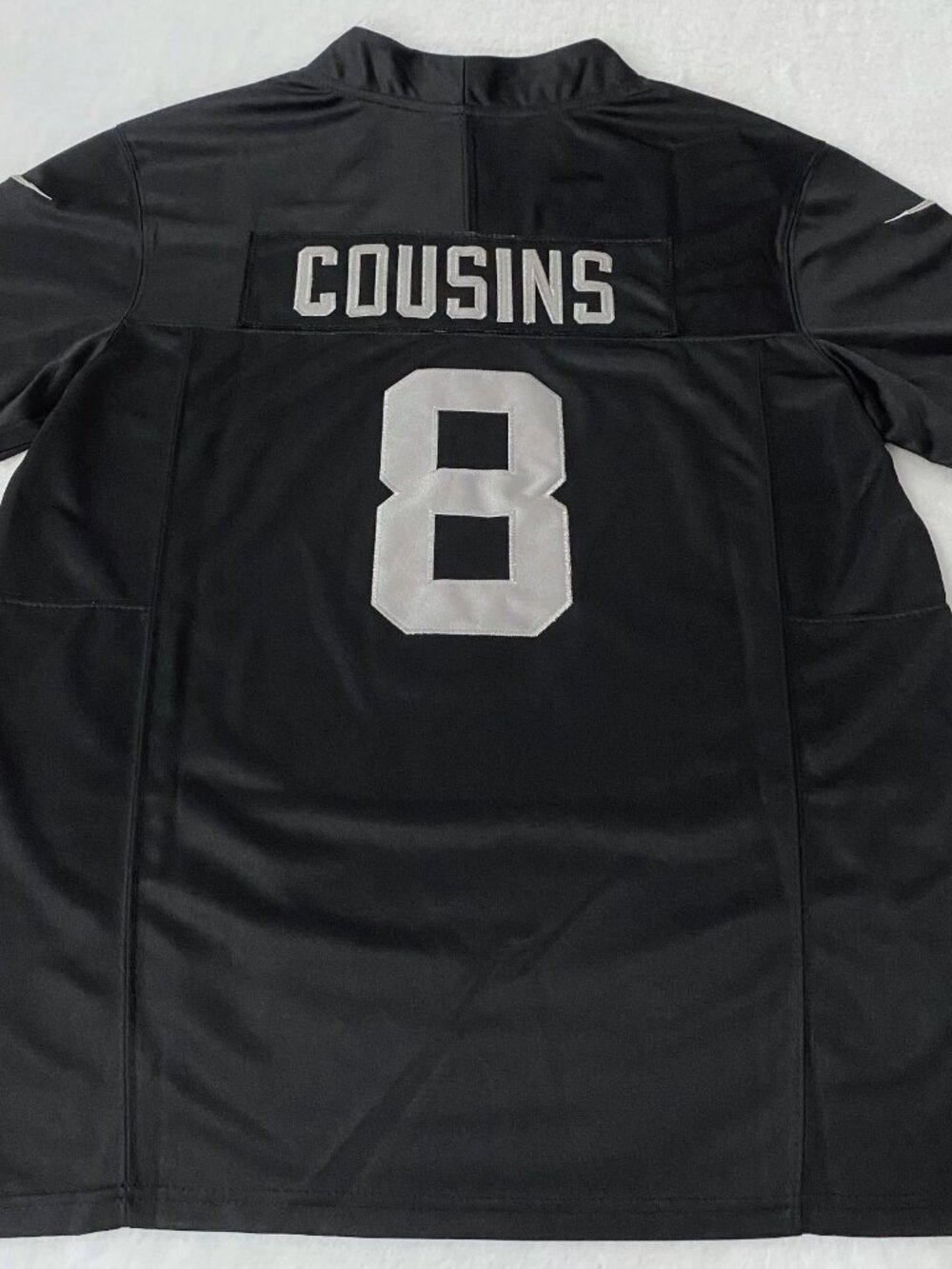 Kirk Cousins Black Vapor Stitched Jersey